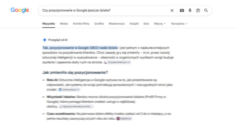 Czy pozycjonowanie ma nadal sens