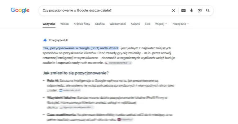 Czy pozycjonowanie ma nadal sens
